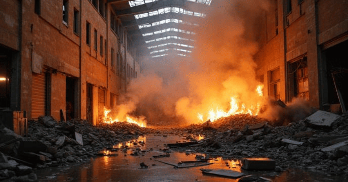 commercial fire damage restoration