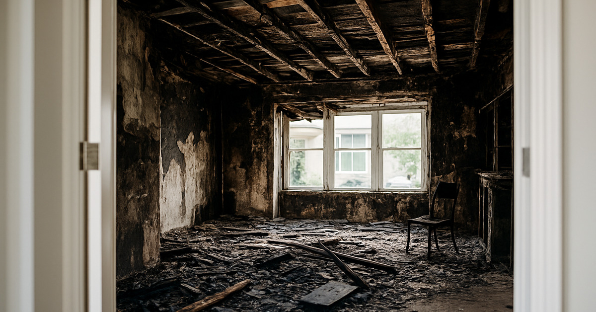 fire damage cleanup and restoration services